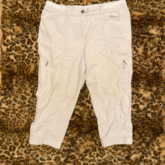 Chico’s Light Blue Cargo Pants in size 2.5 - Picture 1 of 16